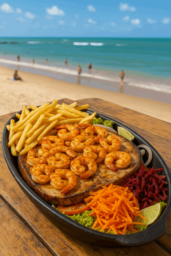 Pipa's Bar - Peixe com camarões